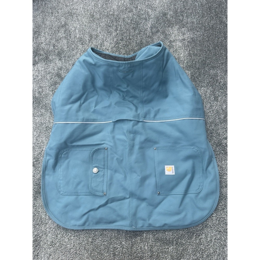 Carhartt PX0616 Dog Chore Coat Jacket XL Teal Duck Canvas Quilted Workwear